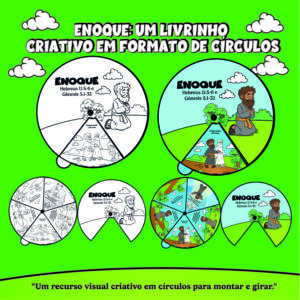 Enoque: Livrinho Bíblico Interativo em Formato Circular