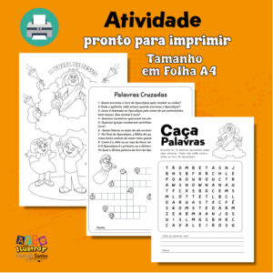 Atividades Bíblicas, PDF, Imprimível, A Volta de Jesus
