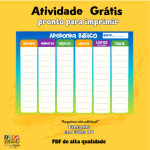 Adedonha Bíblica (Arquivo Digital PDF)