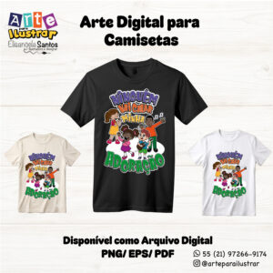 Estampa Cristã Infantil “Ninguém vai Calar Minha Voz”(EPS, PDF e PNG)