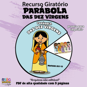 Recurso Pedagógico Roda de Histórias - Parábola das Dez Virgens (PDF / Digital)
