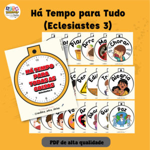 "Há Tempo para Tudo" (Eclesiastes 3) — O Recurso Visual Perfeito para o Ministério Infantil!